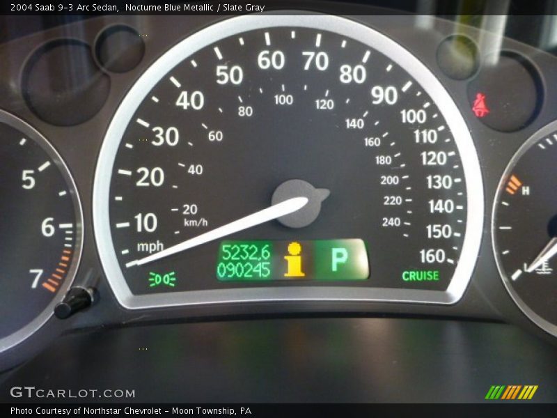 Nocturne Blue Metallic / Slate Gray 2004 Saab 9-3 Arc Sedan