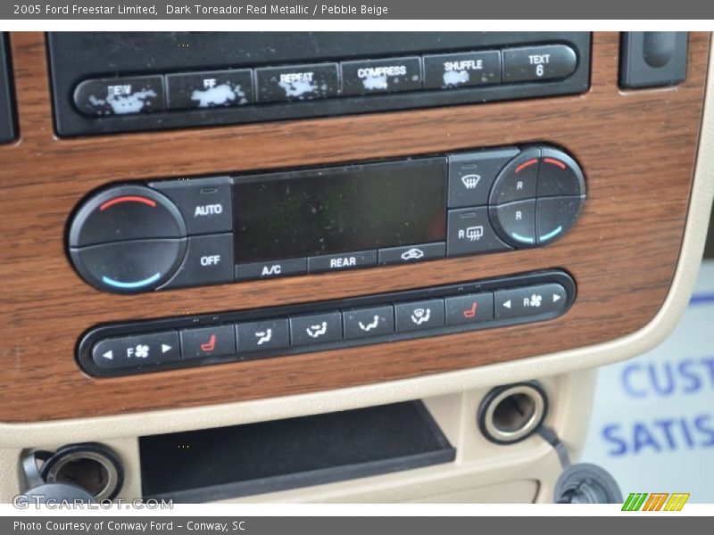 Dark Toreador Red Metallic / Pebble Beige 2005 Ford Freestar Limited