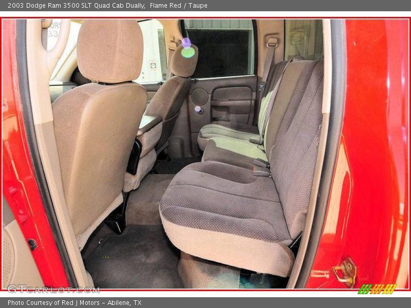 Flame Red / Taupe 2003 Dodge Ram 3500 SLT Quad Cab Dually