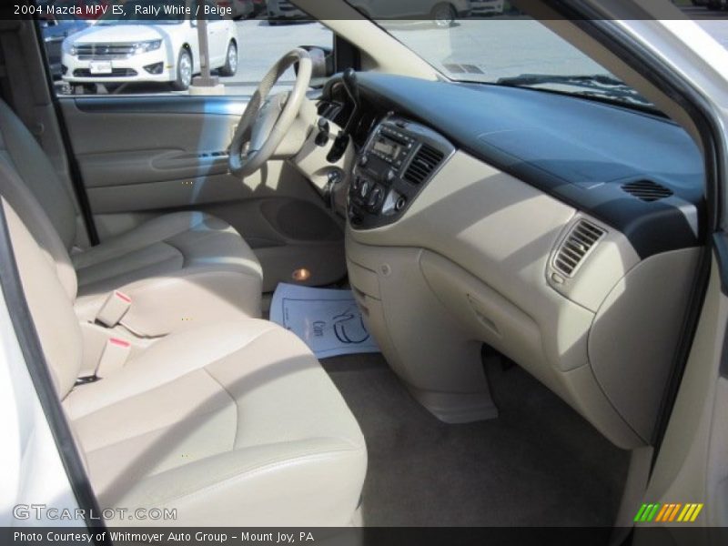 Rally White / Beige 2004 Mazda MPV ES