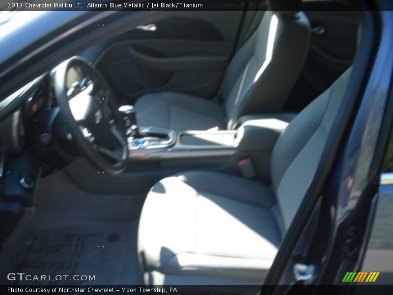 Atlantis Blue Metallic / Jet Black/Titanium 2013 Chevrolet Malibu LT