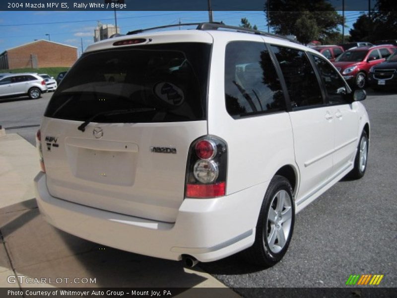 Rally White / Beige 2004 Mazda MPV ES