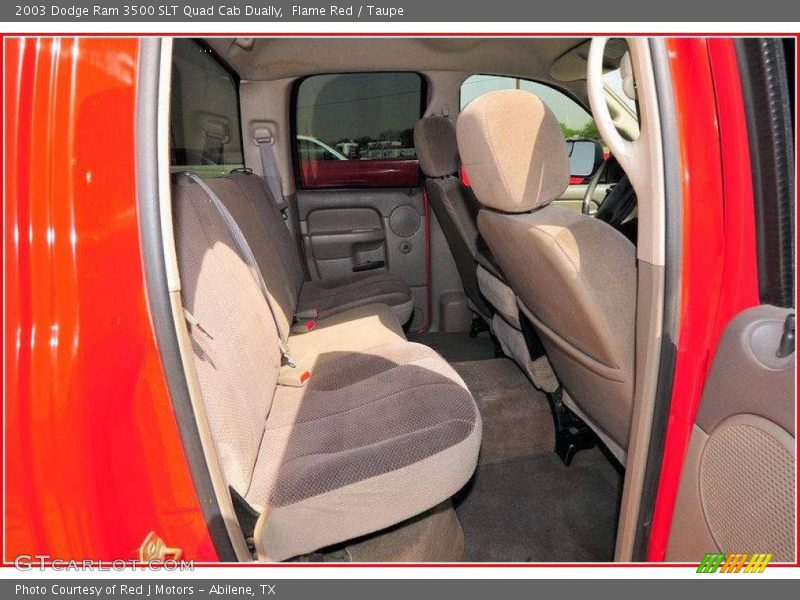 Flame Red / Taupe 2003 Dodge Ram 3500 SLT Quad Cab Dually