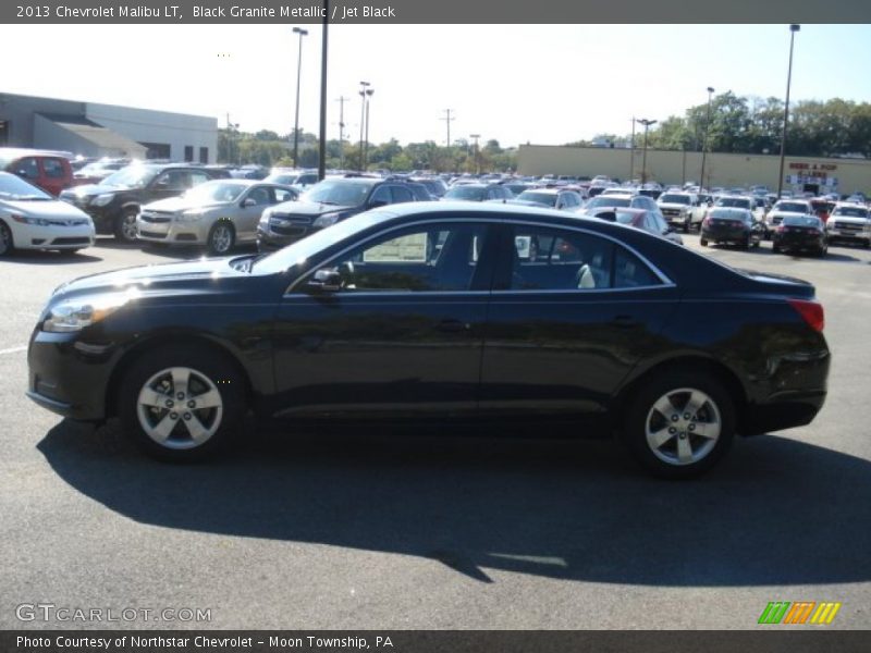 Black Granite Metallic / Jet Black 2013 Chevrolet Malibu LT