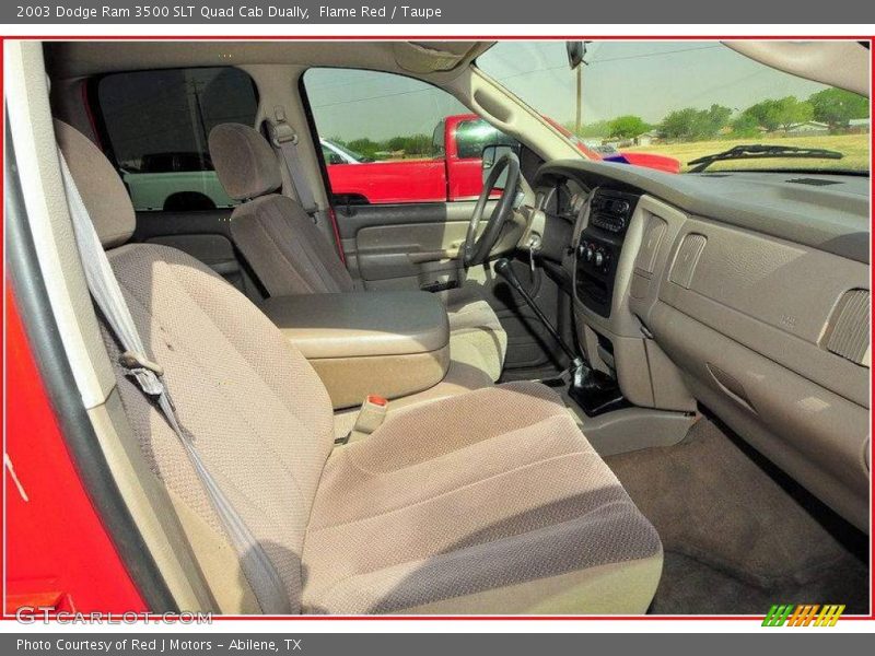 Flame Red / Taupe 2003 Dodge Ram 3500 SLT Quad Cab Dually