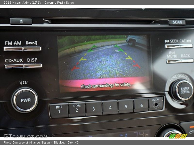 Cayenne Red / Beige 2013 Nissan Altima 2.5 SV