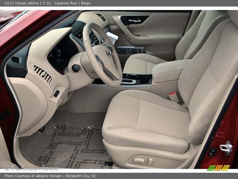 Cayenne Red / Beige 2013 Nissan Altima 2.5 SV