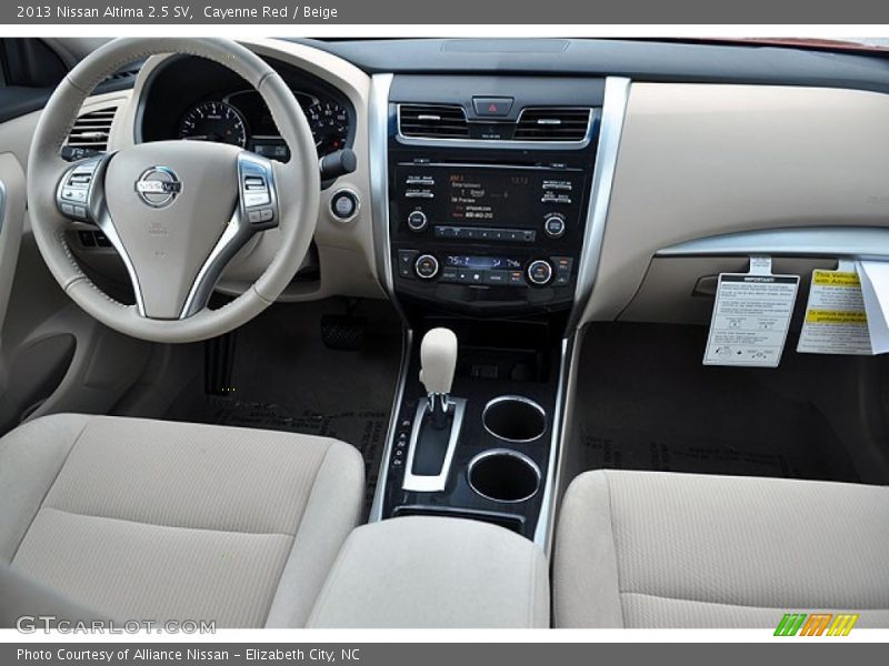 Cayenne Red / Beige 2013 Nissan Altima 2.5 SV