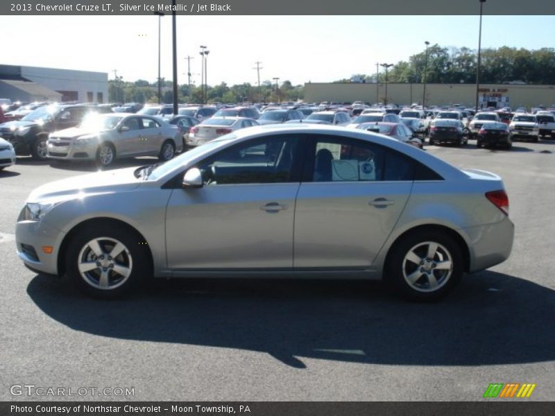 Silver Ice Metallic / Jet Black 2013 Chevrolet Cruze LT