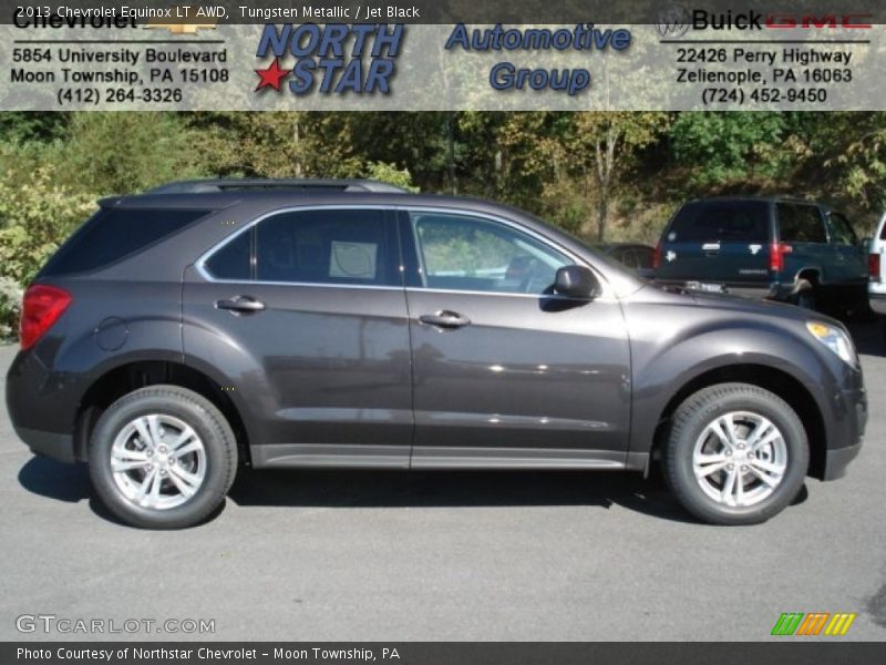 Tungsten Metallic / Jet Black 2013 Chevrolet Equinox LT AWD