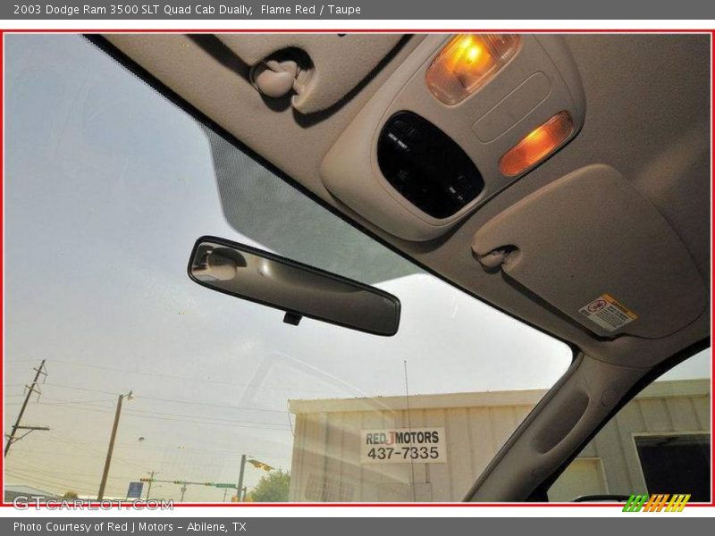 Flame Red / Taupe 2003 Dodge Ram 3500 SLT Quad Cab Dually