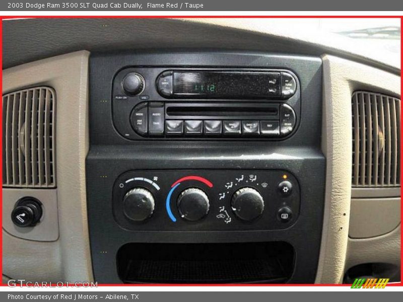 Flame Red / Taupe 2003 Dodge Ram 3500 SLT Quad Cab Dually