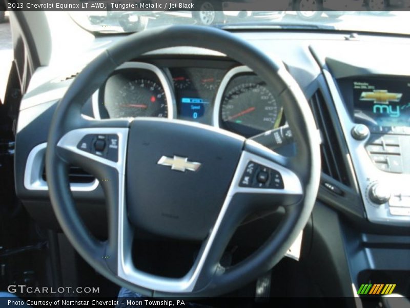 Tungsten Metallic / Jet Black 2013 Chevrolet Equinox LT AWD