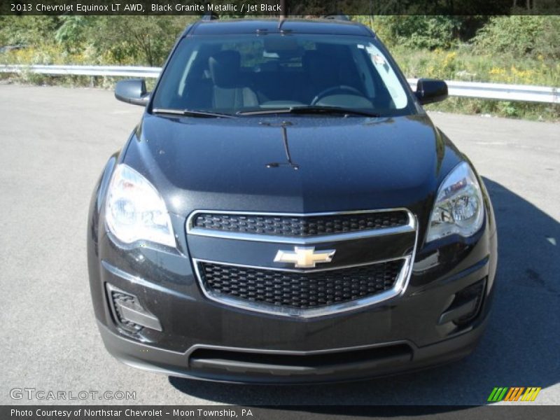 Black Granite Metallic / Jet Black 2013 Chevrolet Equinox LT AWD