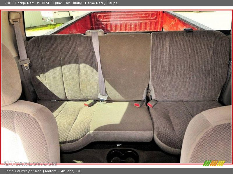 Flame Red / Taupe 2003 Dodge Ram 3500 SLT Quad Cab Dually