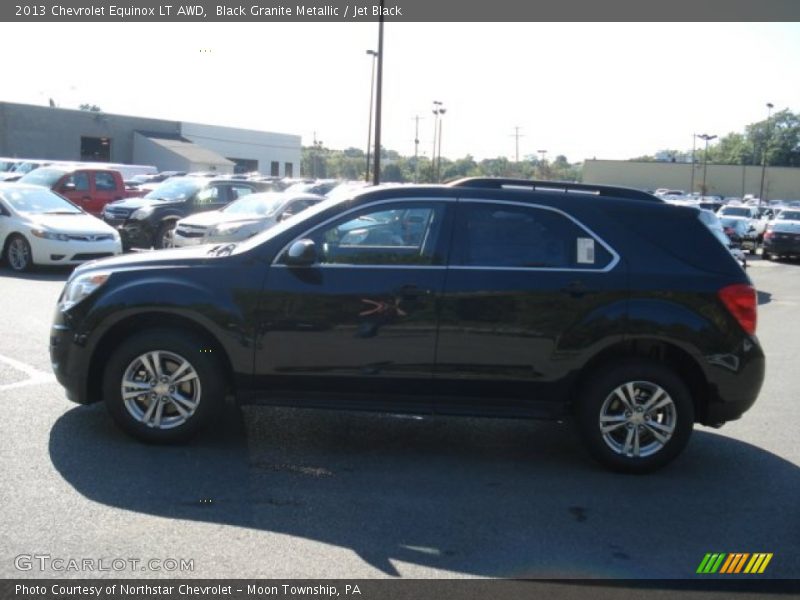 Black Granite Metallic / Jet Black 2013 Chevrolet Equinox LT AWD
