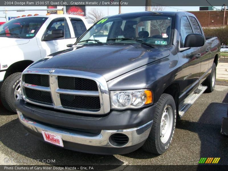 Graphite Metallic / Dark Slate Gray 2004 Dodge Ram 1500 ST Quad Cab