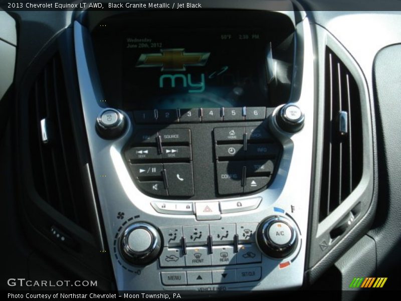 Black Granite Metallic / Jet Black 2013 Chevrolet Equinox LT AWD