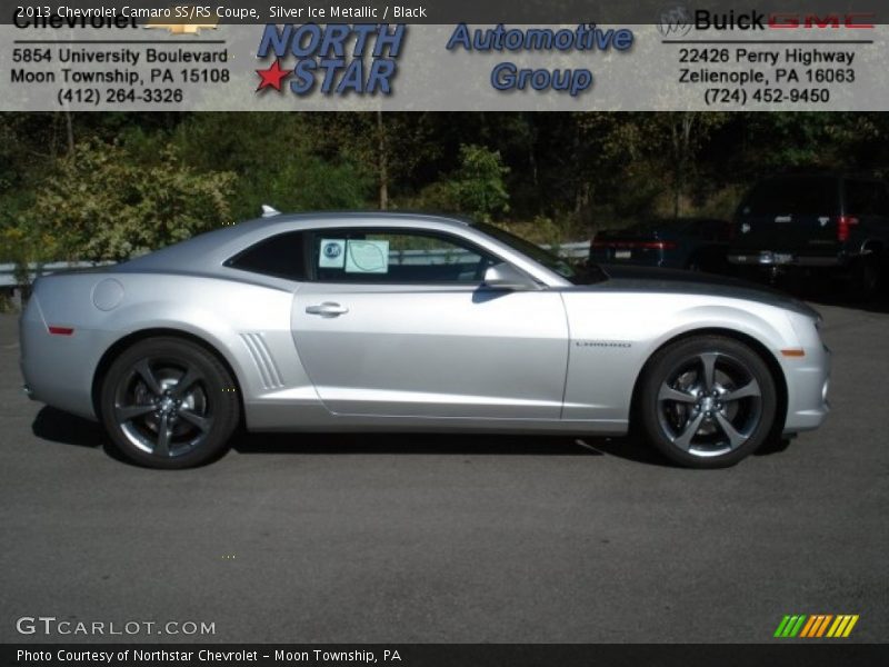 Silver Ice Metallic / Black 2013 Chevrolet Camaro SS/RS Coupe
