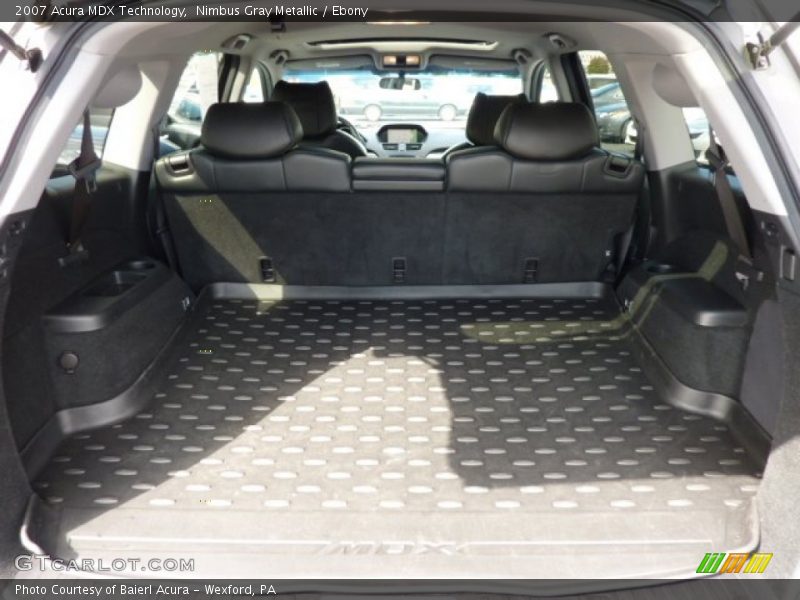 Nimbus Gray Metallic / Ebony 2007 Acura MDX Technology