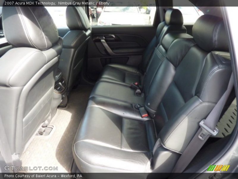 Nimbus Gray Metallic / Ebony 2007 Acura MDX Technology