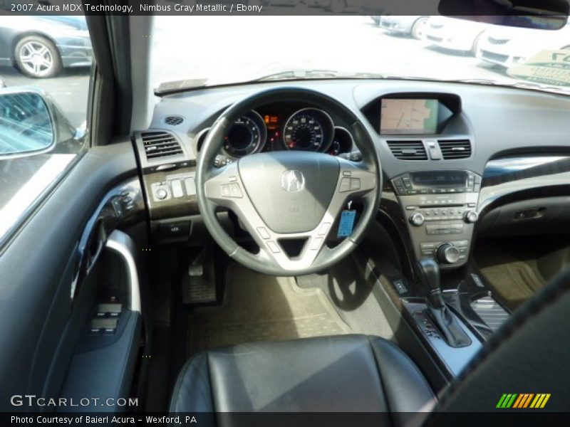 Nimbus Gray Metallic / Ebony 2007 Acura MDX Technology