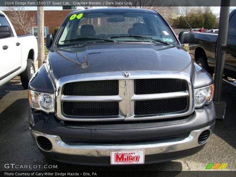 Graphite Metallic / Dark Slate Gray 2004 Dodge Ram 1500 ST Quad Cab