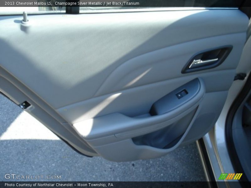 Champagne Silver Metallic / Jet Black/Titanium 2013 Chevrolet Malibu LS
