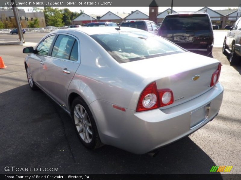 Silver Ice Metallic / Ebony 2009 Chevrolet Malibu LTZ Sedan