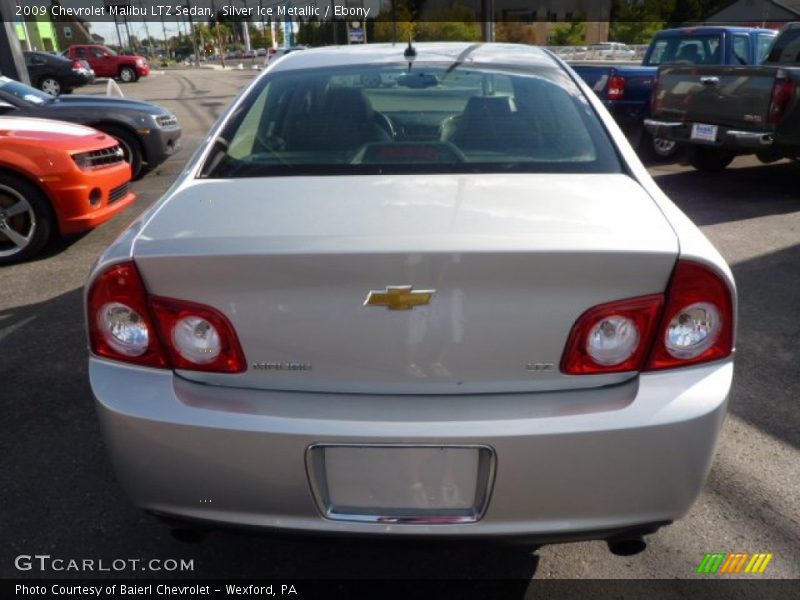 Silver Ice Metallic / Ebony 2009 Chevrolet Malibu LTZ Sedan