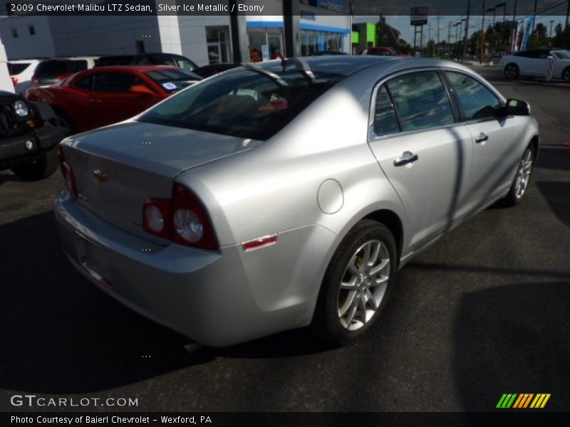 Silver Ice Metallic / Ebony 2009 Chevrolet Malibu LTZ Sedan