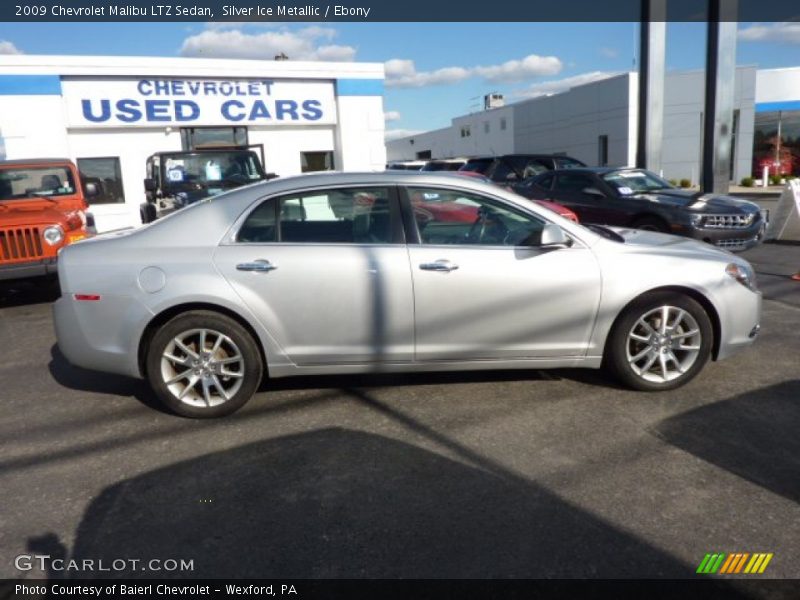 Silver Ice Metallic / Ebony 2009 Chevrolet Malibu LTZ Sedan