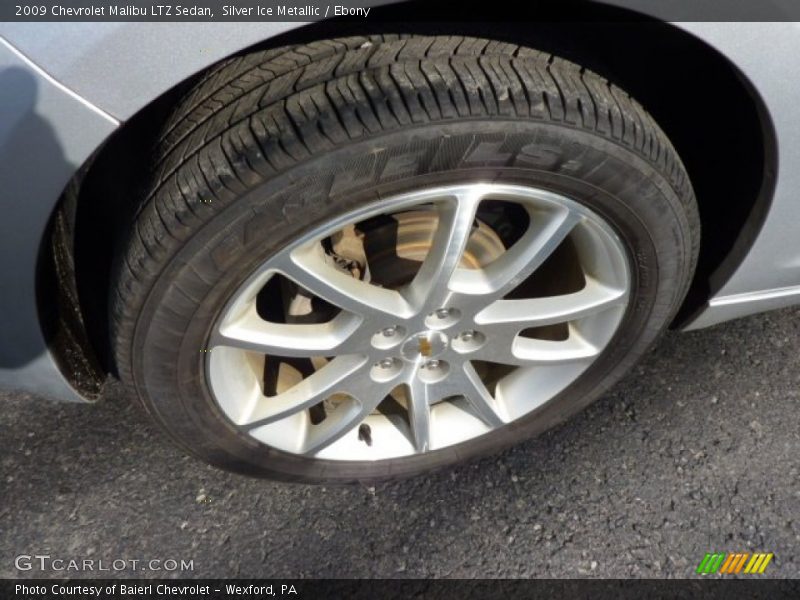 Silver Ice Metallic / Ebony 2009 Chevrolet Malibu LTZ Sedan