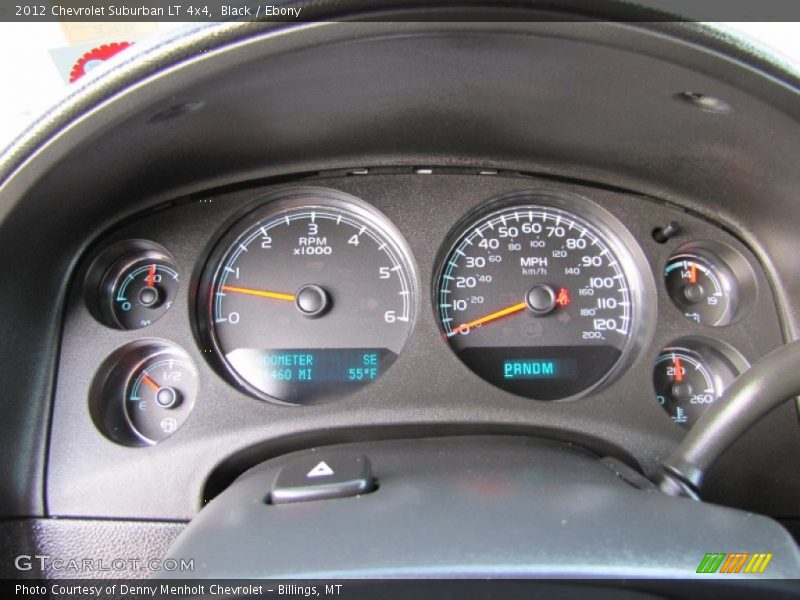Black / Ebony 2012 Chevrolet Suburban LT 4x4