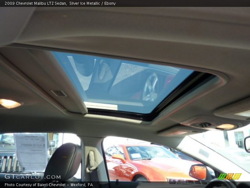 Silver Ice Metallic / Ebony 2009 Chevrolet Malibu LTZ Sedan