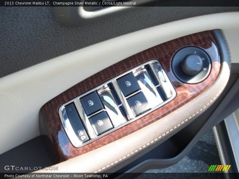 Champagne Silver Metallic / Cocoa/Light Neutral 2013 Chevrolet Malibu LT