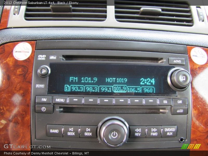 Black / Ebony 2012 Chevrolet Suburban LT 4x4
