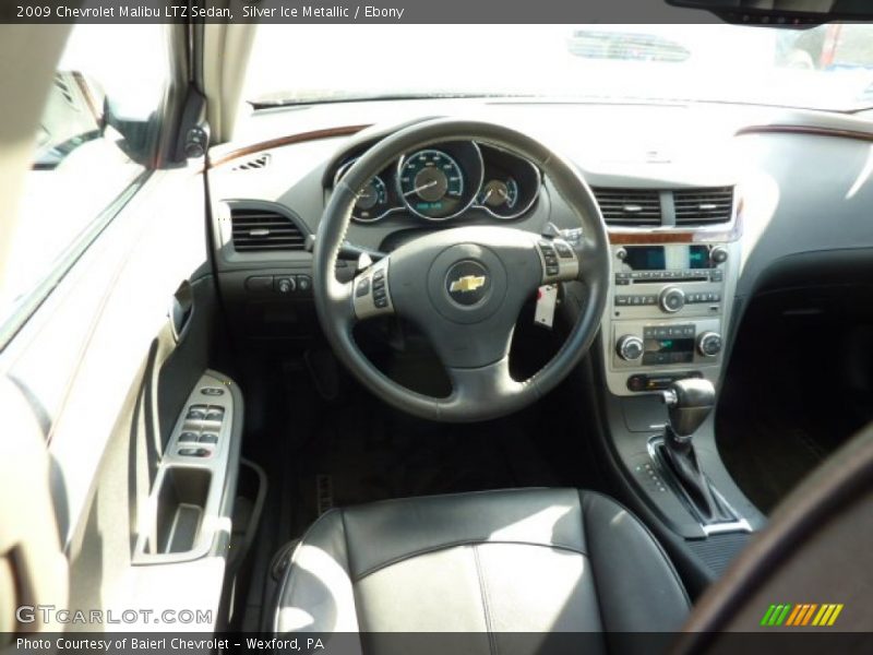 Silver Ice Metallic / Ebony 2009 Chevrolet Malibu LTZ Sedan