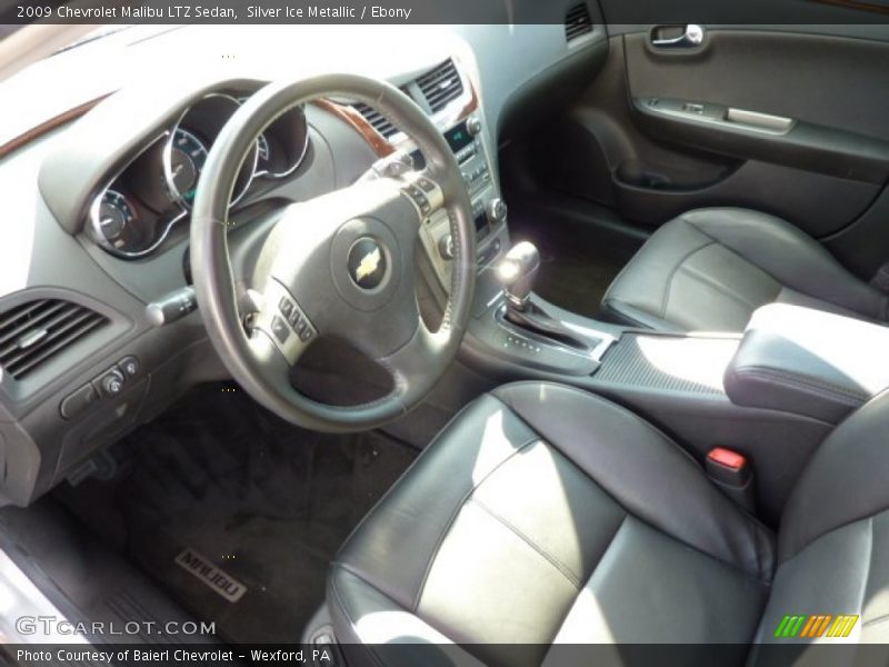 Silver Ice Metallic / Ebony 2009 Chevrolet Malibu LTZ Sedan