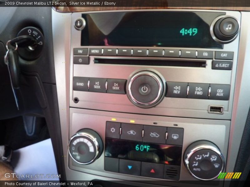 Silver Ice Metallic / Ebony 2009 Chevrolet Malibu LTZ Sedan