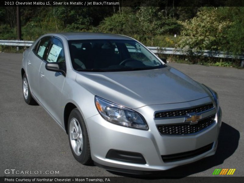 Silver Ice Metallic / Jet Black/Titanium 2013 Chevrolet Malibu LS