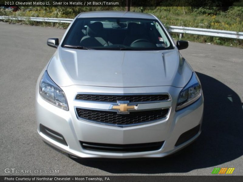 Silver Ice Metallic / Jet Black/Titanium 2013 Chevrolet Malibu LS