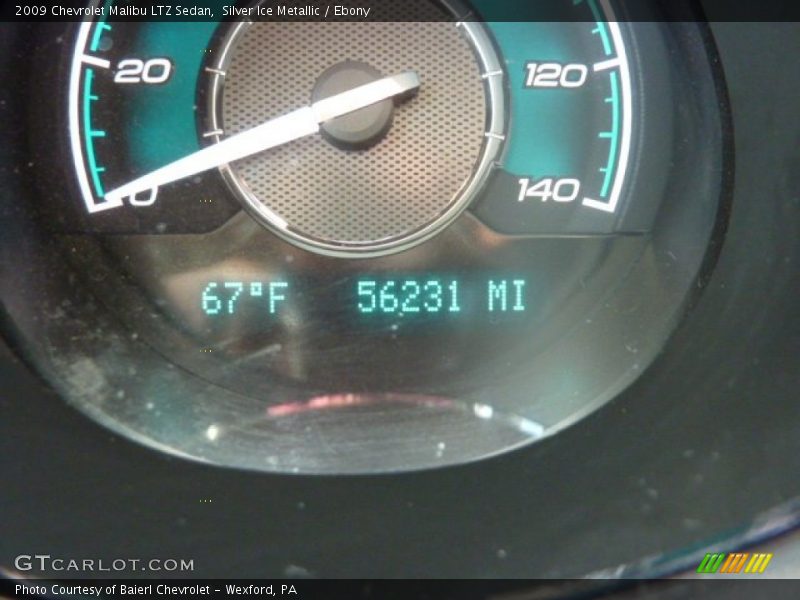 Silver Ice Metallic / Ebony 2009 Chevrolet Malibu LTZ Sedan