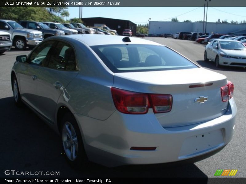 Silver Ice Metallic / Jet Black/Titanium 2013 Chevrolet Malibu LS
