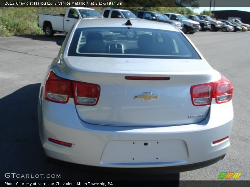 Silver Ice Metallic / Jet Black/Titanium 2013 Chevrolet Malibu LS