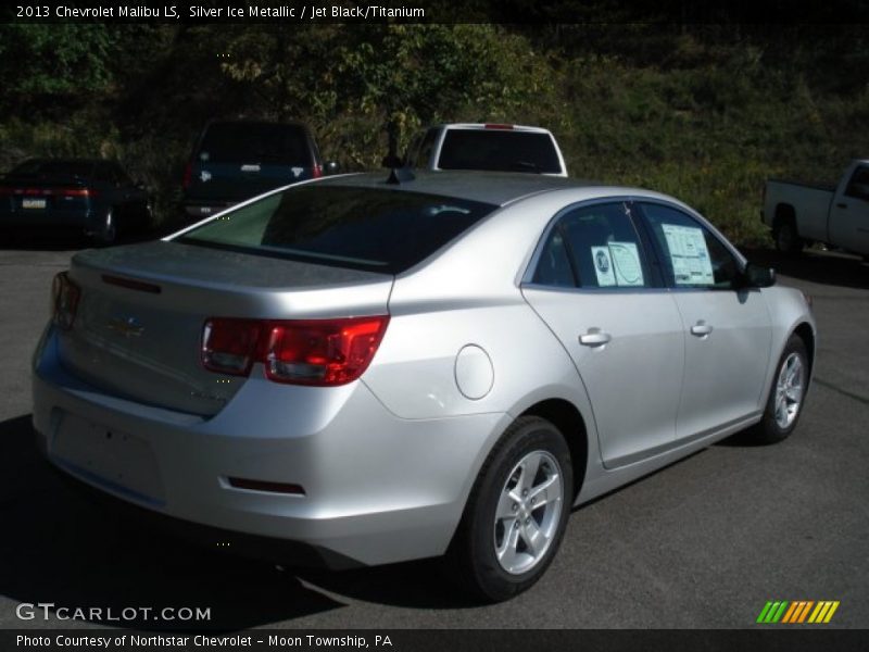 Silver Ice Metallic / Jet Black/Titanium 2013 Chevrolet Malibu LS