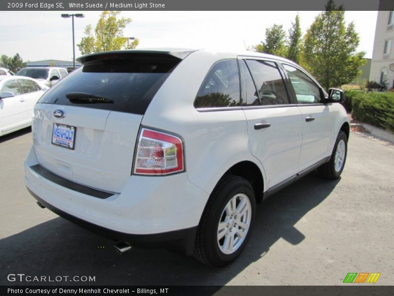 White Suede / Medium Light Stone 2009 Ford Edge SE