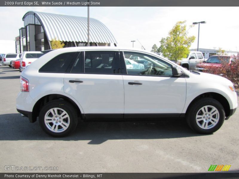 White Suede / Medium Light Stone 2009 Ford Edge SE