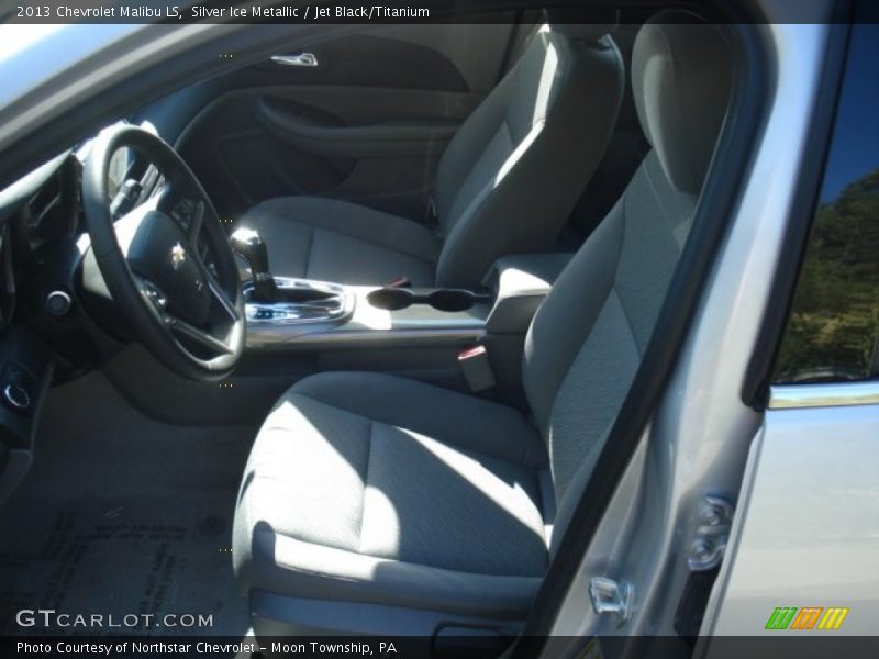 Silver Ice Metallic / Jet Black/Titanium 2013 Chevrolet Malibu LS
