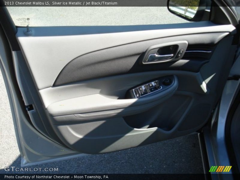 Silver Ice Metallic / Jet Black/Titanium 2013 Chevrolet Malibu LS